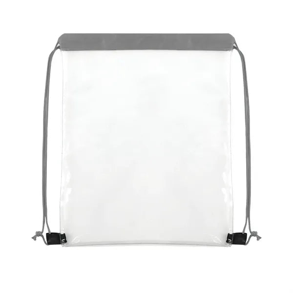 Transparent PVC Drawstring Backpack