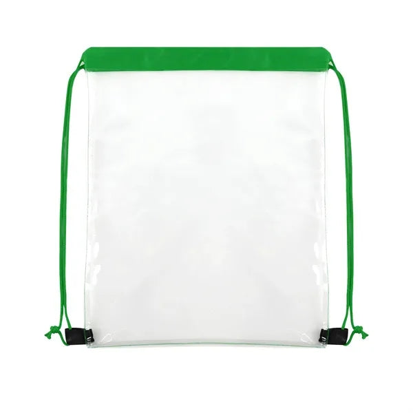 Transparent PVC Drawstring Backpack