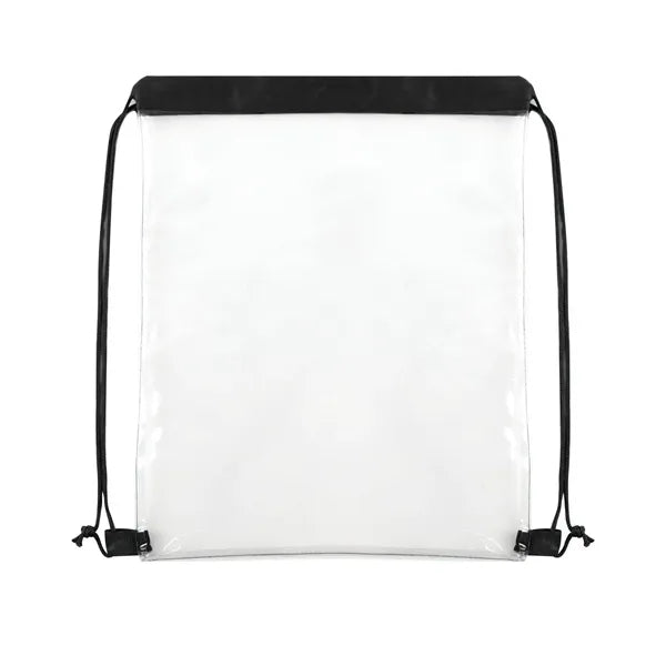 Transparent PVC Drawstring Backpack