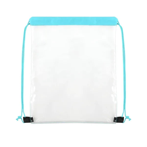 Transparent PVC Drawstring Backpack