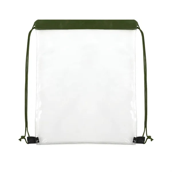 Transparent PVC Drawstring Backpack