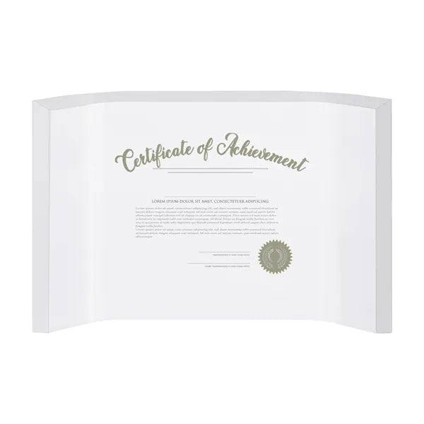 Freestanding Curved Acrylic Display Award - Personalized