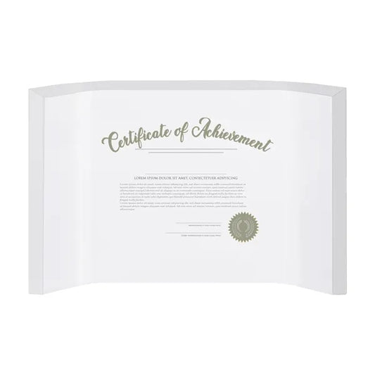 Freestanding Curved Acrylic Display Award - Personalized