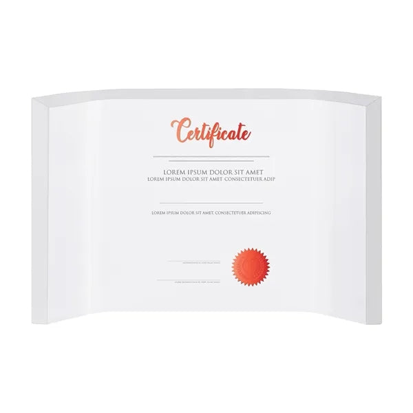Freestanding Curved Acrylic Display Award - Personalized
