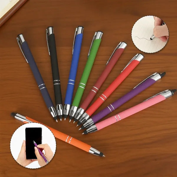 Metal Pen with Stylus