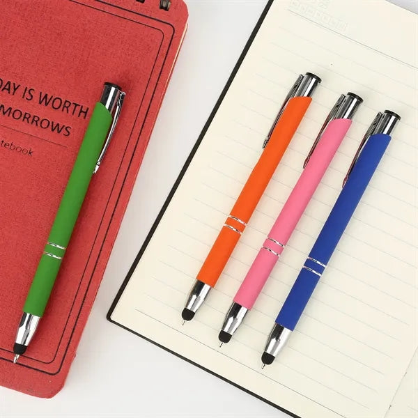 Metal Pen with Stylus