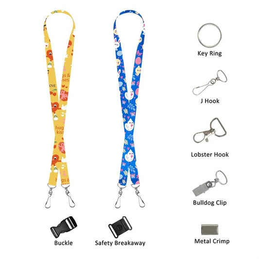 Full Color Double Ended Lanyard