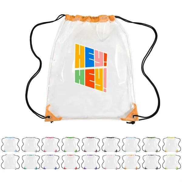 Clear Cinch Bag Backpack