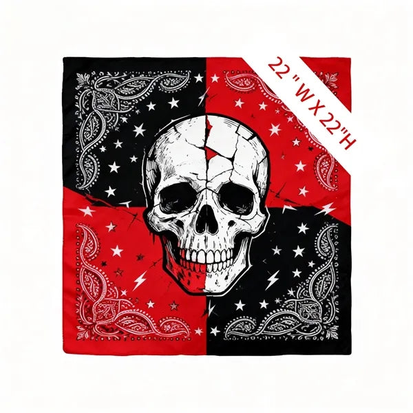 100% Cotton Bandanna (22" x 22")