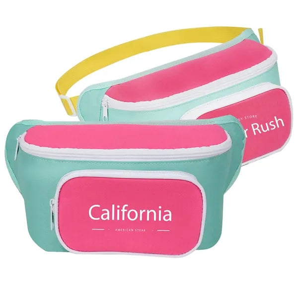 Insulated 3-Can Cooler Waist Bag