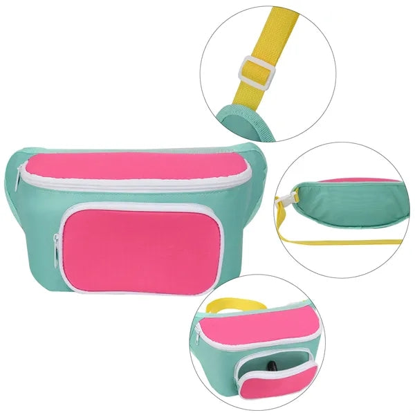 Insulated 3-Can Cooler Waist Bag