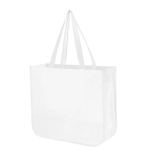Extra Large Curved Bottom Laminated Tote Bag