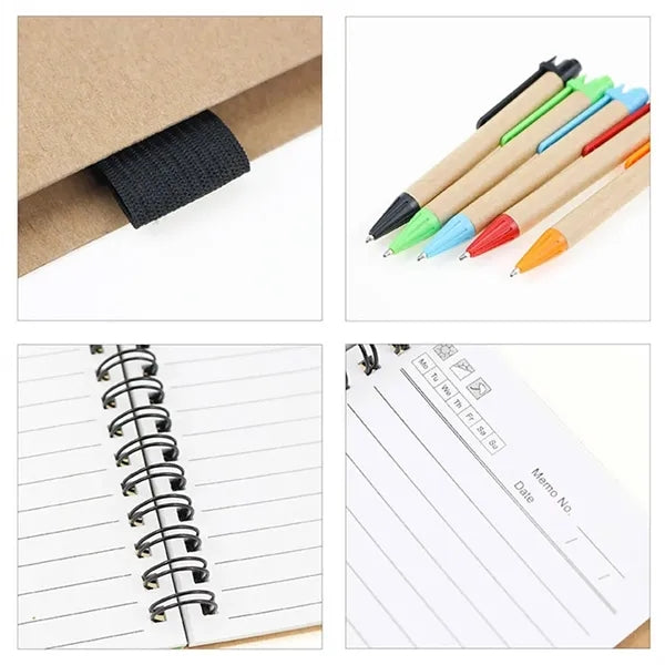 Notepad with Pen in Holder