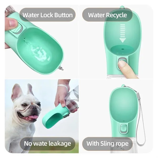 Pet Water Bottle Feeder Dispenser