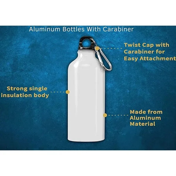 Aluminum Water Bottles Carabiner