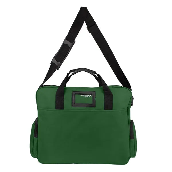 Briefcase with 2 Side Pockets.