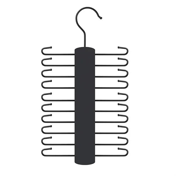 Rotating Wooden Tie Rack