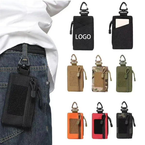 Compact Waist Pouch with Zipper for Everyday Essentials