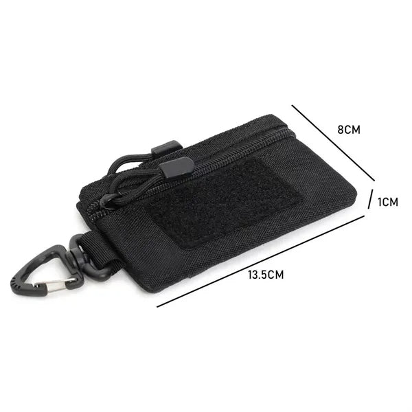 Compact Waist Pouch with Zipper for Everyday Essentials