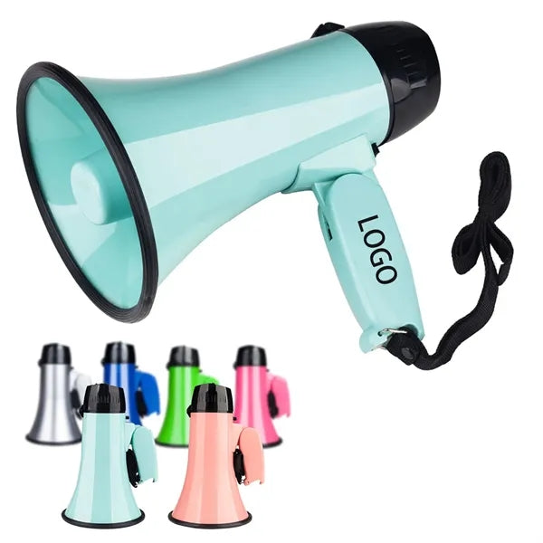 Handheld Loudspeaker with 240-Second Record Feature