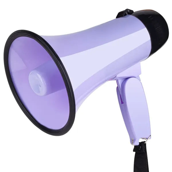 Handheld Loudspeaker with 240-Second Record Feature