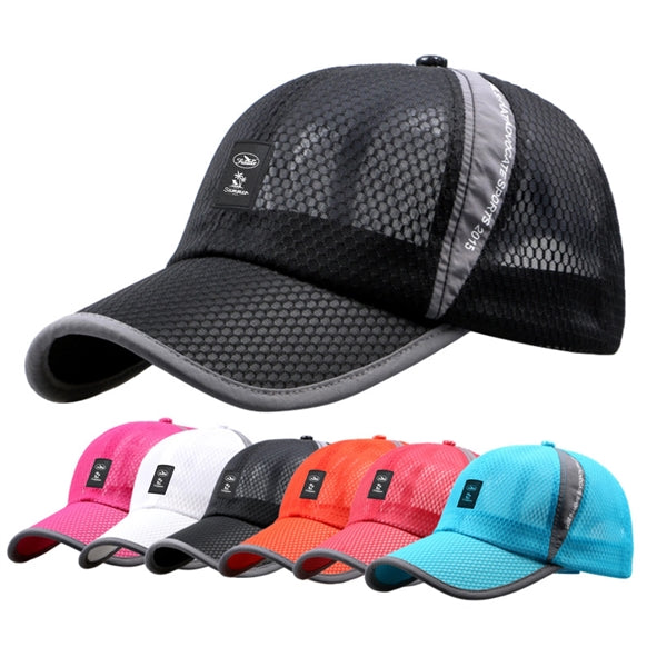 Unique Unisex Breathable Quick Dry Mesh Baseball Cap Sun Hat
