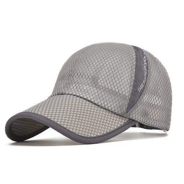 Unique Unisex Breathable Quick Dry Mesh Baseball Cap Sun Hat