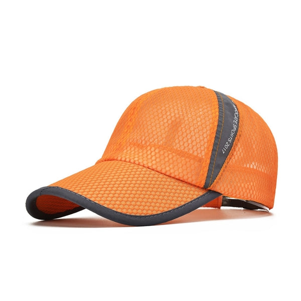 Unique Unisex Breathable Quick Dry Mesh Baseball Cap Sun Hat