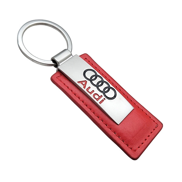 Leather and Metal Key Chain