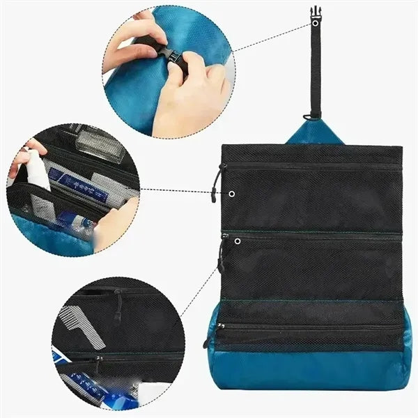 Hanging Waterproof Travel Toiletry Dopp Kit Organizer