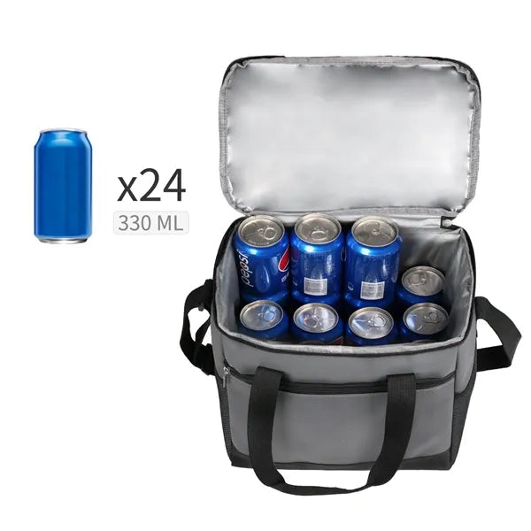 15L Insulated Cooler Bag Oxford Cloth for Picnic