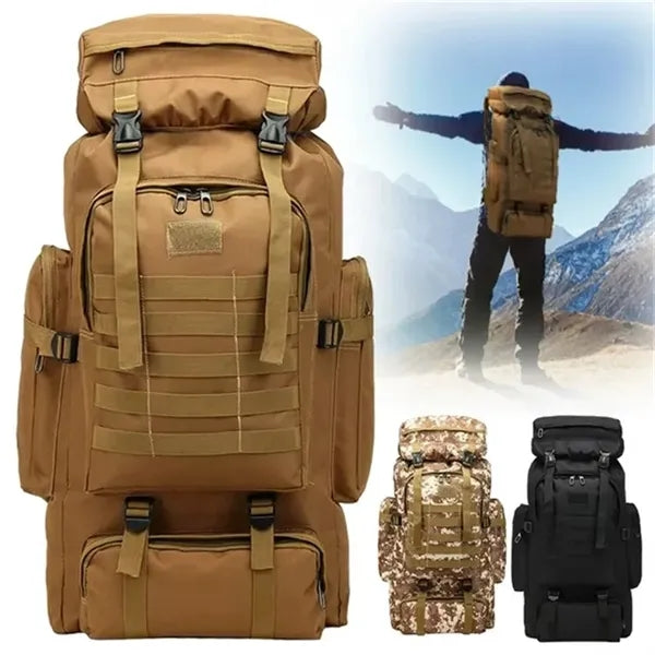 80L Large Capacity Military Tactical Backpack