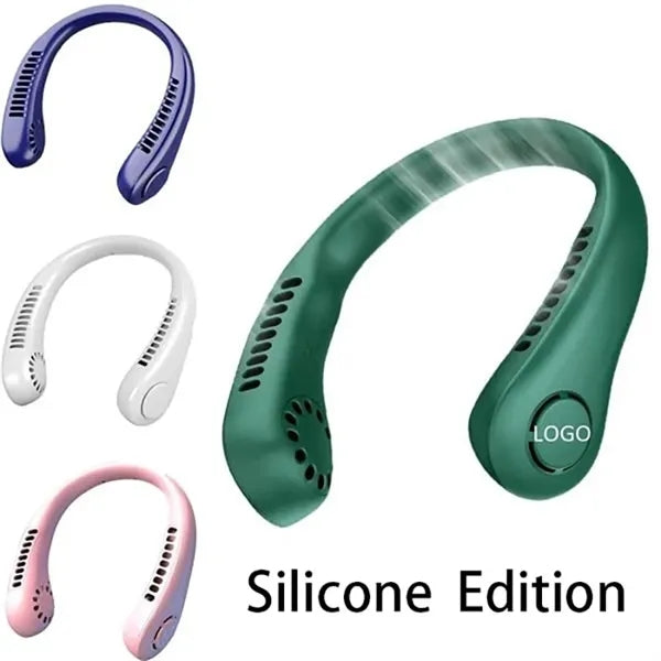 3000Mah Silicone Usb Powered Portable Neck Fan
