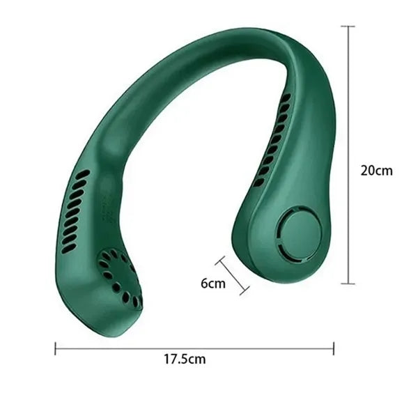 3000Mah Usb Powered Portable Neck Fan With Led