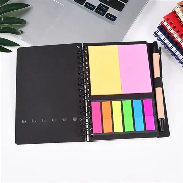 Kraft Paper Cover Notepad With Pen