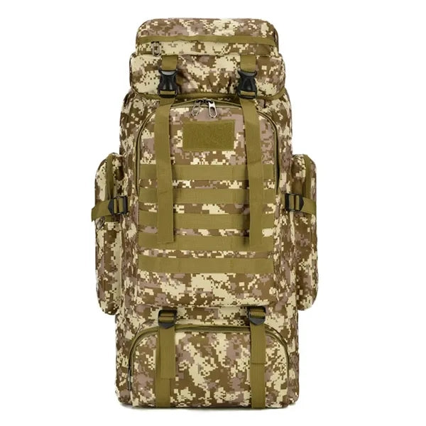 Outdoor Backpack Large Capacity Tactical Travel Hiking Camo