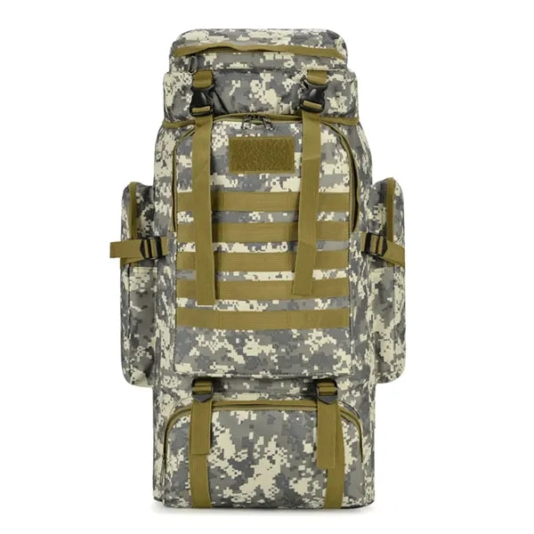 Outdoor Backpack Large Capacity Tactical Travel Hiking Camo