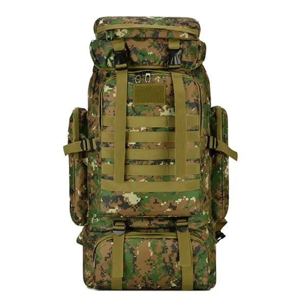 Outdoor Backpack Large Capacity Tactical Travel Hiking Camo