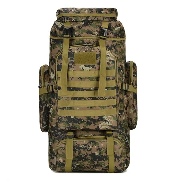 Outdoor Backpack Large Capacity Tactical Travel Hiking Camo