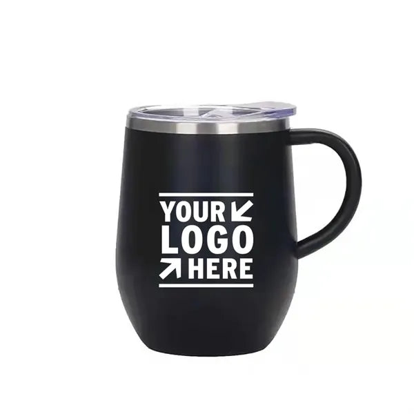 12 Oz. Stainless Steel Vacuum Insulated Tumbler With Handle