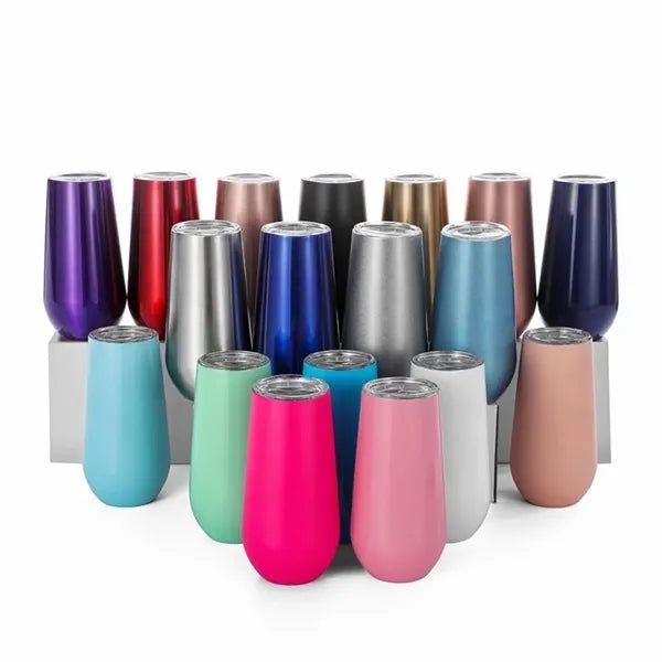6 Oz. Stainless Steel Vacuum Insulated Wine Tumbler