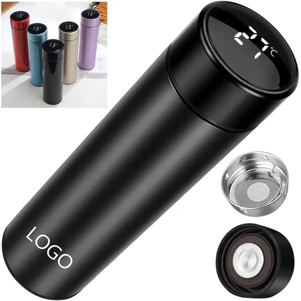 Smart Insulated Water Bottle With Led