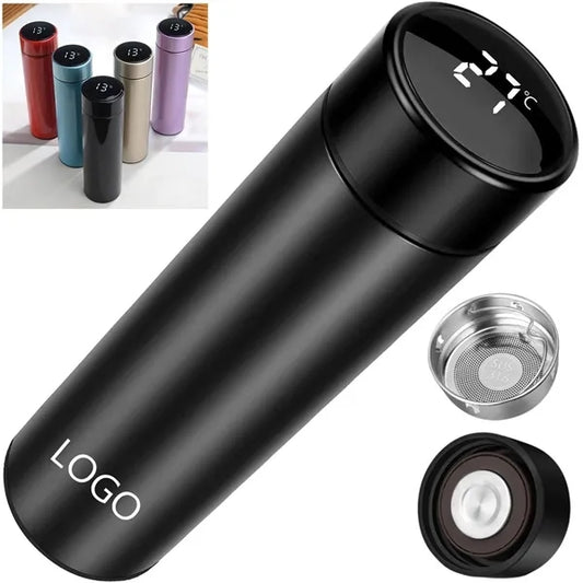 Smart Insulated Water Bottle With Led