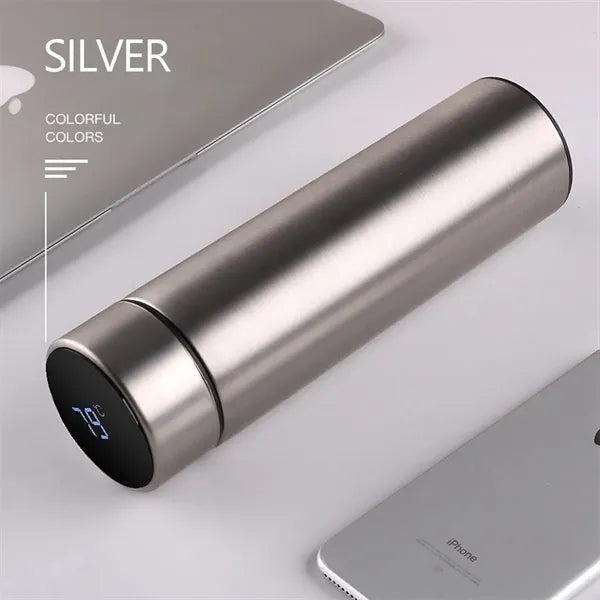 Smart Insulated Water Bottle With Led
