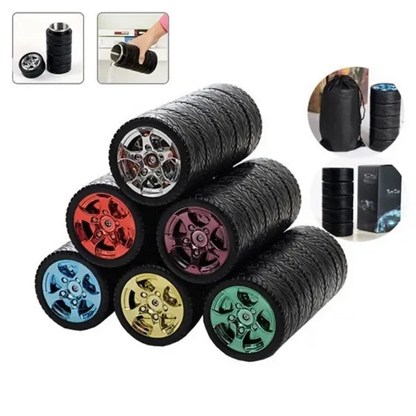 Tire Style Water Bottle Travel Mug
