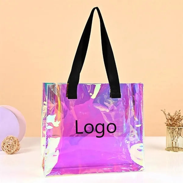 Holographic Clear Tote Bag