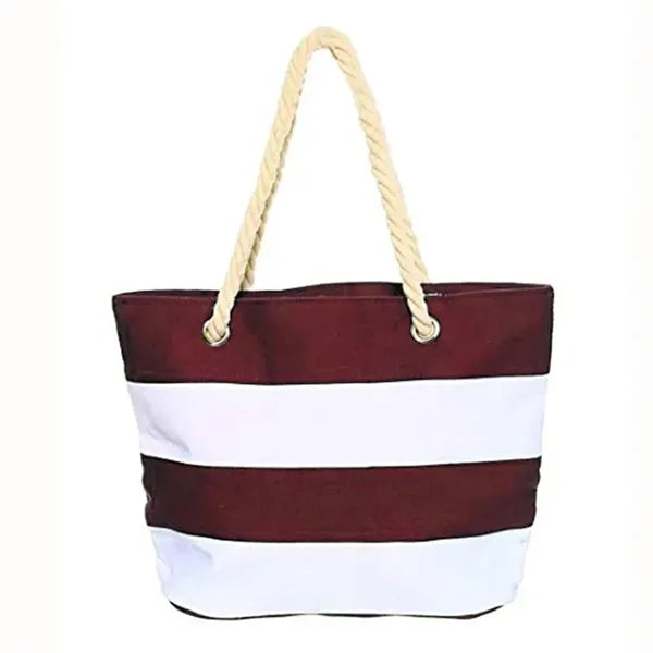 Large Volume Canvas Beach Tote Bag