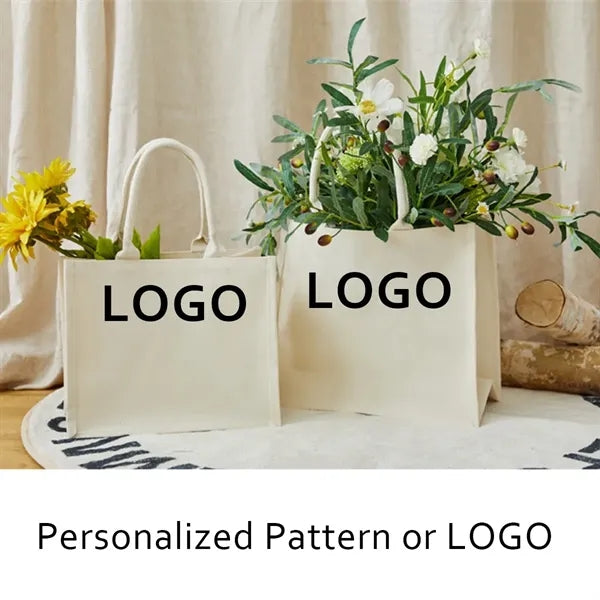 Blank Canvas Tote Bag For Diy Daily Use