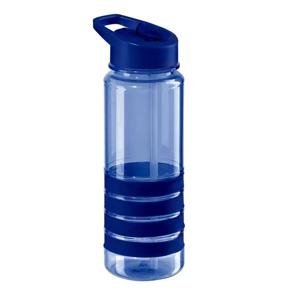 26Oz Lightweight Durable Plastic Water Bottle W/ Straw