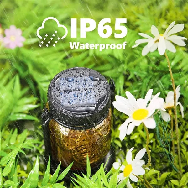 Outdoor Mason Jar Solar Lamp